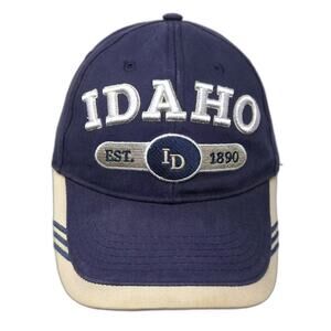 Classic Teaze Idaho Baseball Cap Blue Strapback Embroidered Adjustable Hat OS